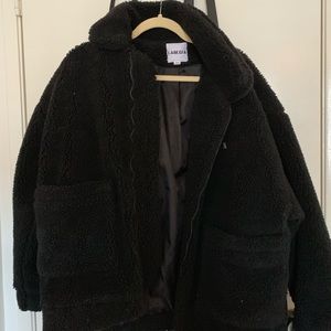I.Am.Gia Black Pixie Coat